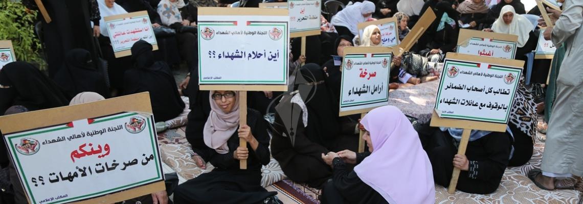 بالصور:أهالي شهداء الحرب يواصلون اعتصامهم الأسبوعي للمطالبة بحقوقهم