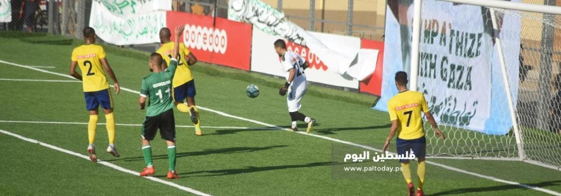 مباراة خدمات رفح ومركز بلاطة على نهائي كأس فلسطين