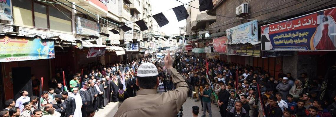 الجهاد في خانيونس تنظم مسيرة جماهيرية حاشدة في ذكرى يوم الأسر الفلسطيني