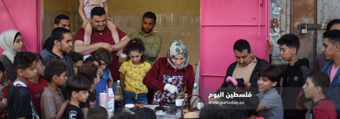" هذا أنا "شابة فلسطينية من رفح تفتتح مشروعها الخاص لإنتاج الأيس كريم 