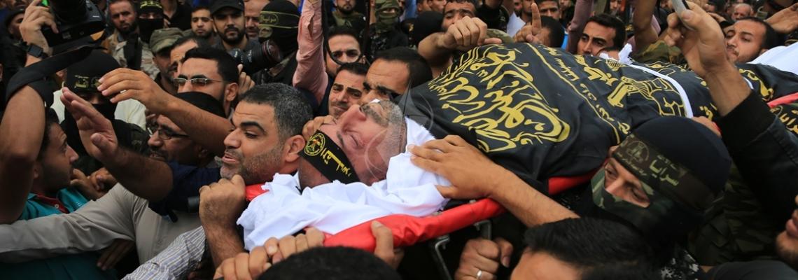 بالصور:الآلاف يشاركون في تشييع جثامين شهداء سرايا القدس وكتائب القسام في البريج ودير البلح والقرارة وخانيونس