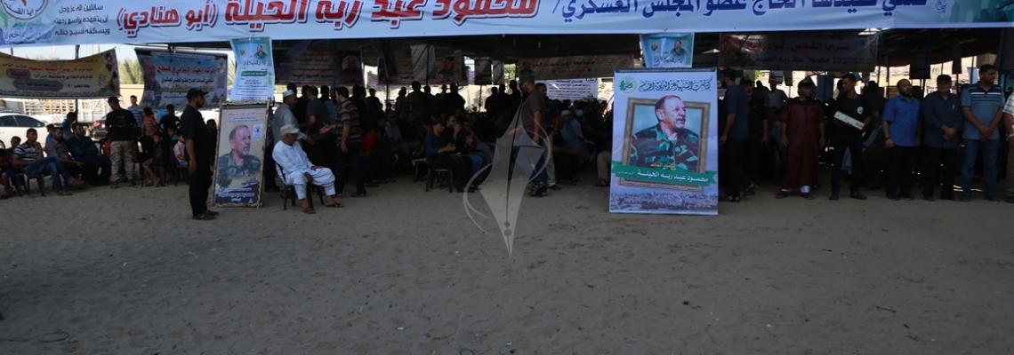 بالصور:تواصل وفود المعزين بوفاة الفقيد "ابو هنادي" عضو المجلس العسكري لسرايا القدس