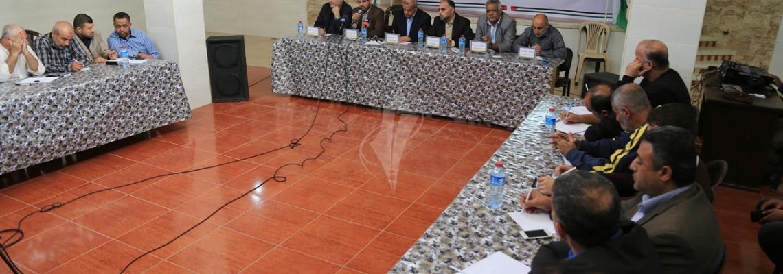 بالصور:الجهاد الاسلامي بشمال غزة تنظم ندوة بمناسبة دخول انتفاضة القدس شهرها الثانى