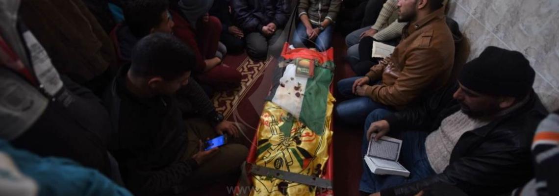 وداع الشهيد انور قديح فى مدينة خانيونس