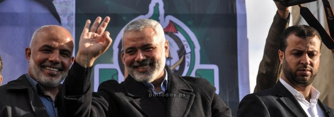 حماس تحتفل بذكرى انطلاقتها27بعرض عسكري