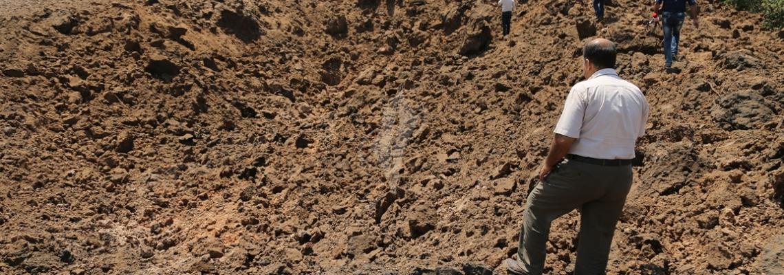 بالصور:الاحتلال يستهدف أراض زراعية شرق بيت حانون الليلة الماضية