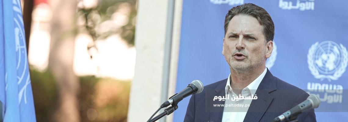 مؤتمر لمدير عمليات الاونروا بغزة لتسليط الضوء على عدد من القضايا المهمة