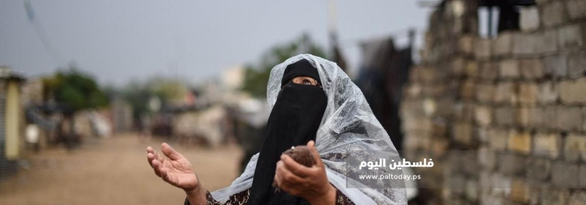 هذا ما فعله أول منخفض جوي بفقراء غزة 