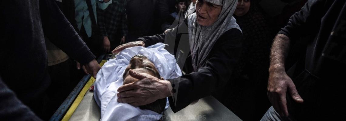 وداع الشهيد غانم شراب فى مدينة خانيونس