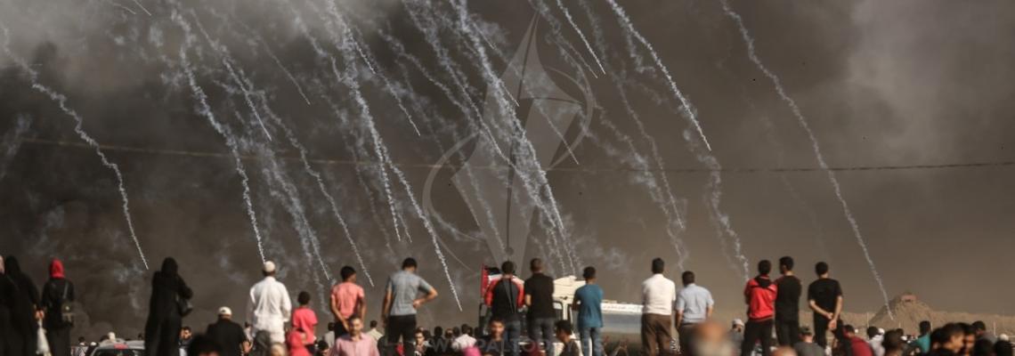 الاف الفلسطينيون يشاركون في جمعة "من غزة للضفة وحدة دم ومصير مشترك