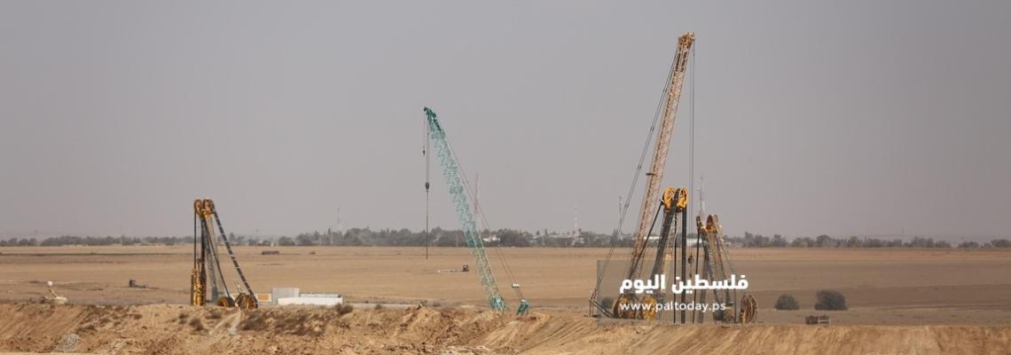 آليات الاحتلال تواصل عمليات الحفر على "حدود غزة" خشية من أنفاق المقاومة