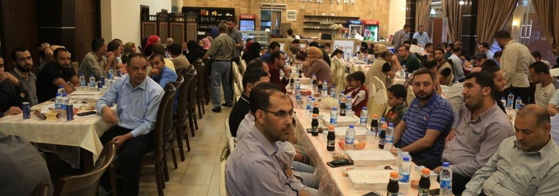 المؤسسات الإعلامية لحركة الجهاد تقيم مأدبة إفطار للعاملين فيها