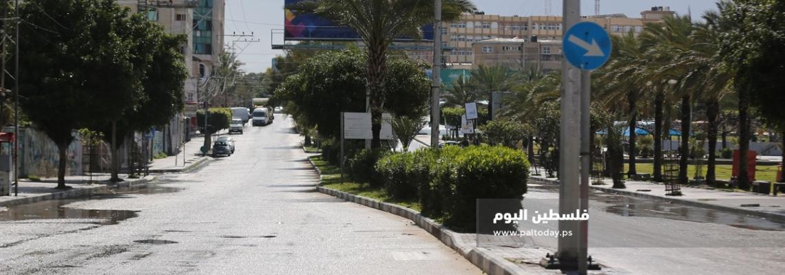فيروس كورونا يواصل فرض التجوال ويشل الحياة في قطاع غزة
