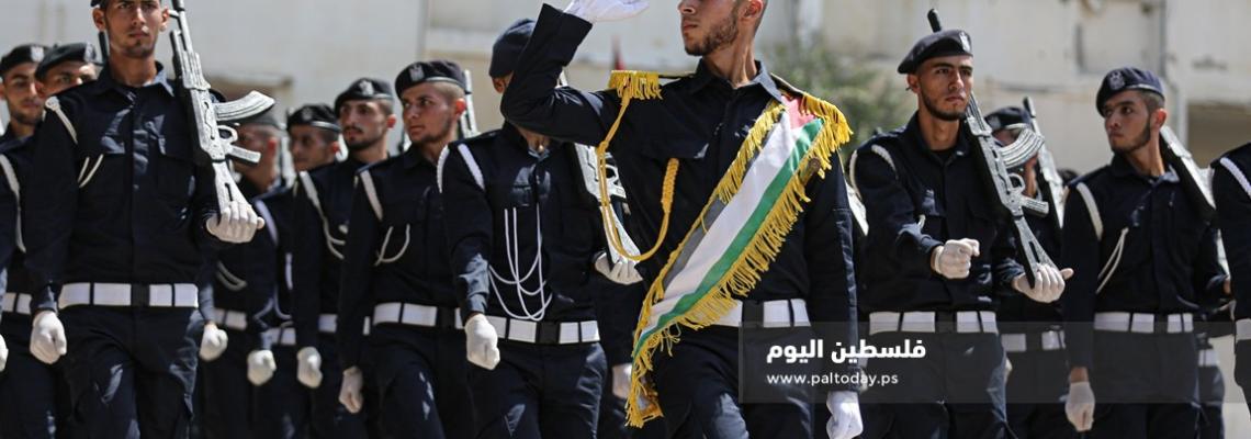 كلية الرباط للعلوم الشرطية بغزة تخرج الفوج السابع