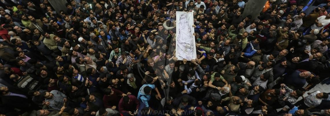جباليا: جماهير غفيرة تشيع جثمان الشهيد العالم فادي البطش الذي اغتيل في ماليزيا