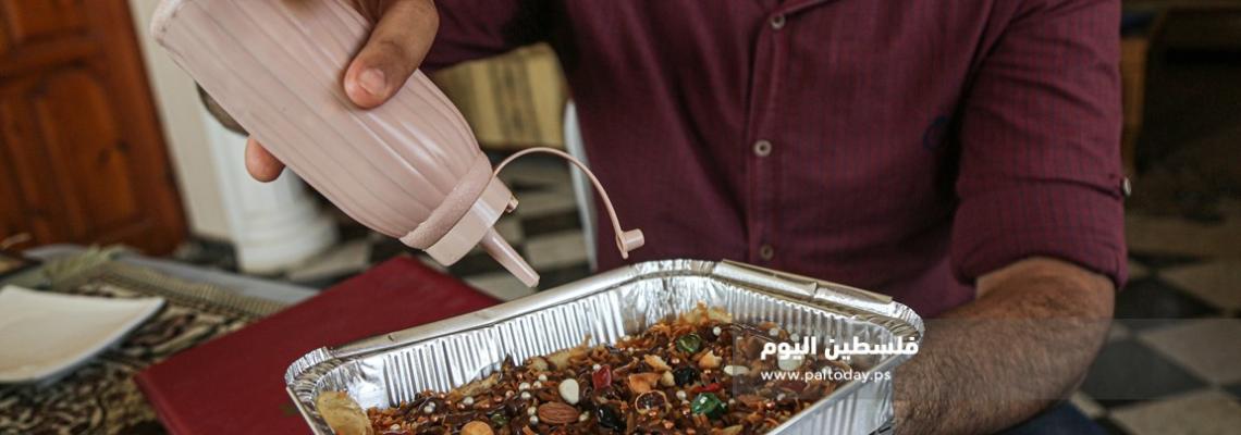 "محمد حمادة"، مهندس حلويات من قطاع غزة يمتهن هندسة الحلويات