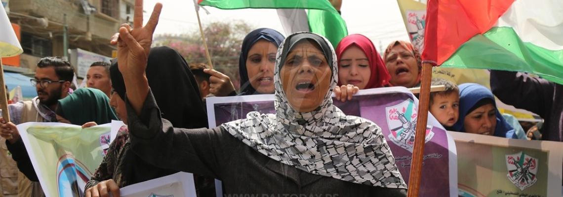 فعاليات يوم الأسير الفلسطيني في قطاع غزة