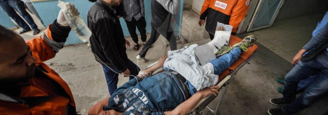 إصابات في صفوف المشاركين في مليونية الأرض والعودة شرق قطاع غزة