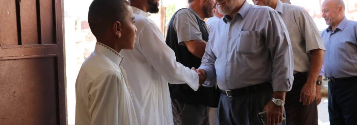 قيادة الجهاد الإسلامي بغزة تقدم التهنئة لعوائل الشهداء بعد أداء مناسك الحج