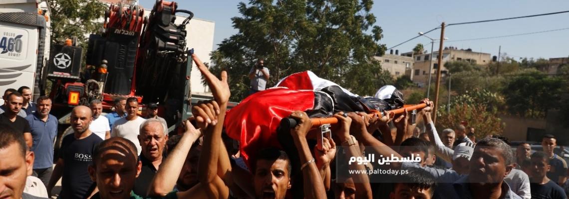 مواطنون يشيعون جثمان الشهيدة داليا السمودي (23) في مدينة جنين