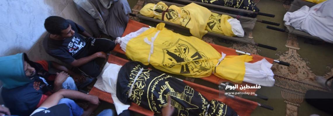 شهداء مجزرة الفجر في المنطقة الوسطى