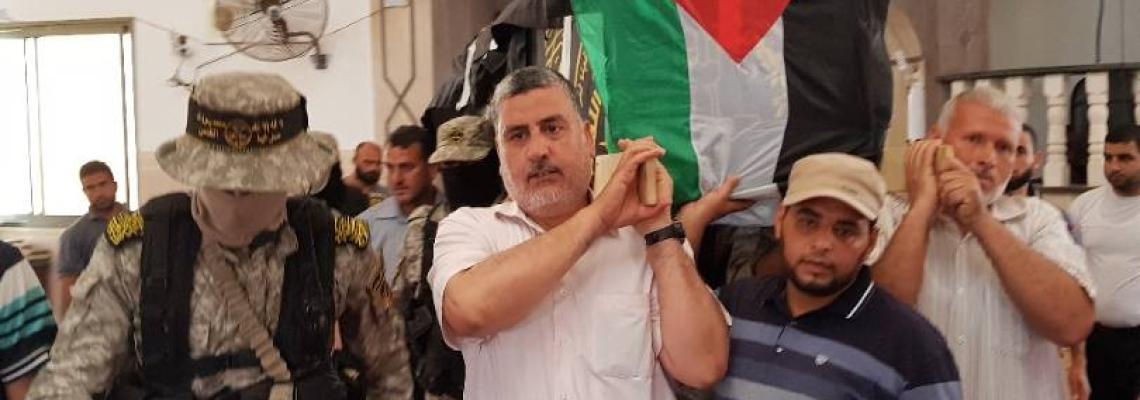 الآلاف يشيعون شهيدي سرايا القدس في خانيونس