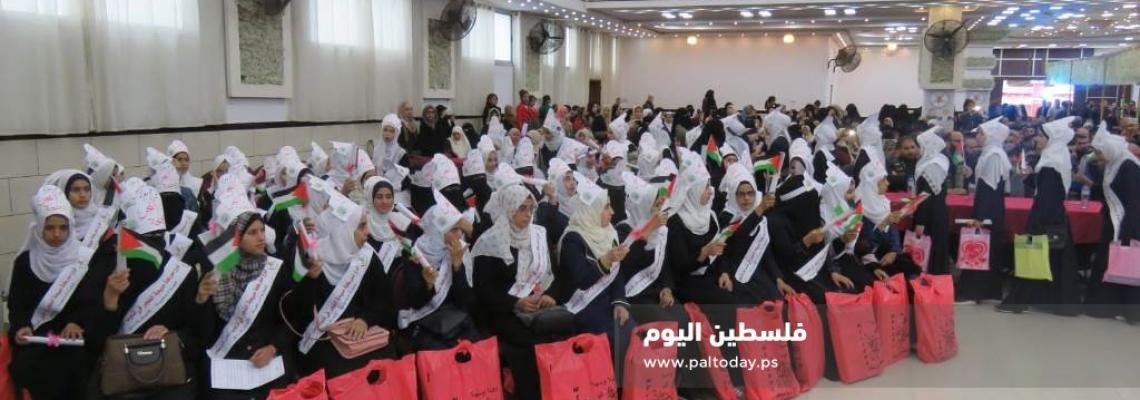 دعوية الجهاد في رفح تكرم ثلة من الحاصلين على السند ومثبتي اجزاء القرآن الكريم تحت رعاية الامين العام القائد زياد النخالة