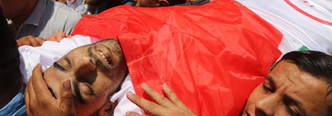 غزة تودع شهيد الإنسانية المسعف محمد الجديلي
