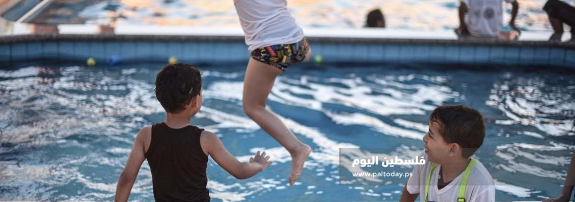 المخيم الصيفي الأول فى الشرق الأوسط لمبتوري الأطراف فى مدينة خانيونس 