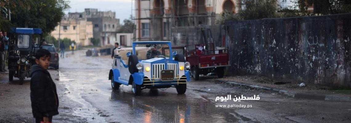 صنع فى فلسطين .. سيارة صممت وصنعت بأيدى مواطن من قطاع غزة 