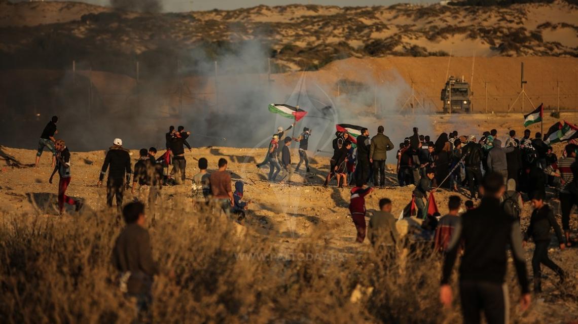 الفلسطينيون يشاركون في الحراك البحري التاسع عشر شمال قطاع غزة