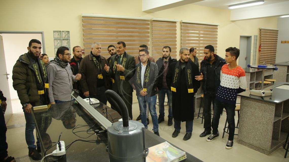 الرابطة الإسلامية بغزة تنظم زيارة لمدرسة جمال عبد الناصر الثانوية شرق غزة بحضور القيادي خالد البطش