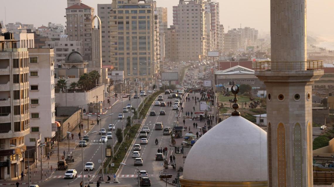 الجمعة الاولي بعد رفع الحظر الاسبوعي عن قطاع غزة