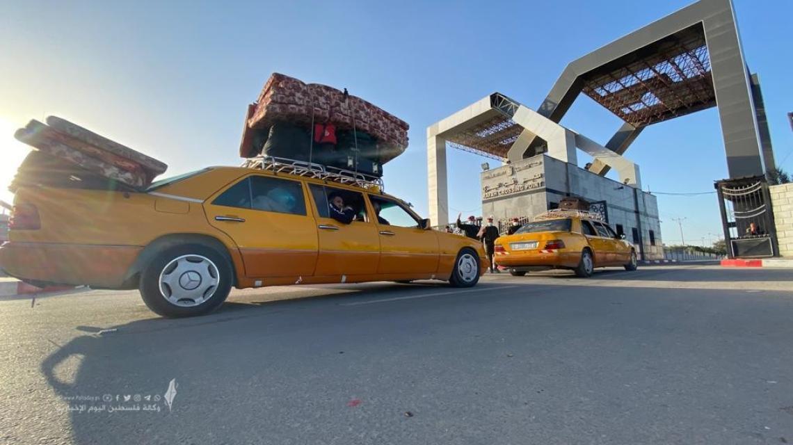 استمرار عمل معبر رفح لليوم الثالث في الاتجاهين