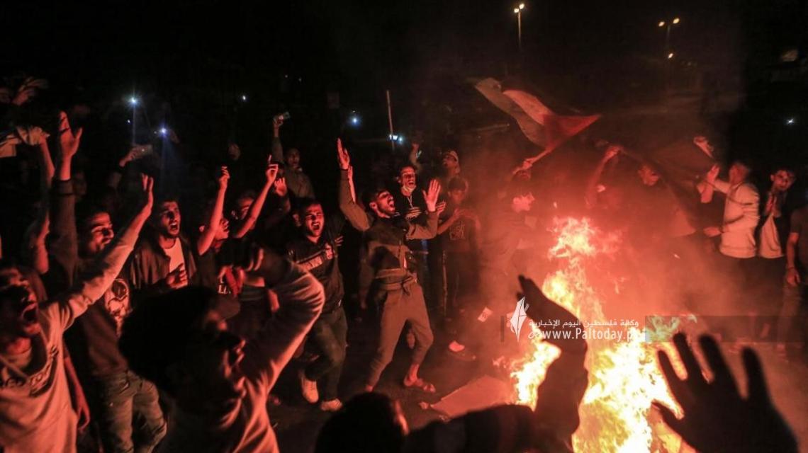 مسيرات عفوية في قطاع غزة دعمًا للقدس وأهلها