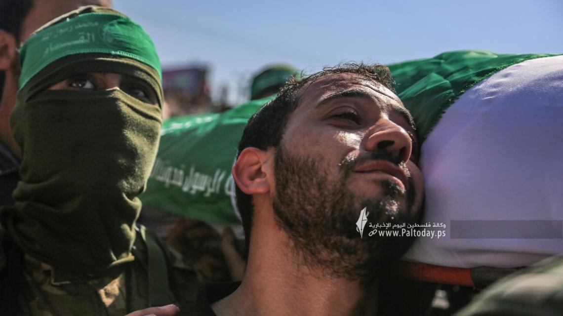 خانيونس تودّع شهداء النفق