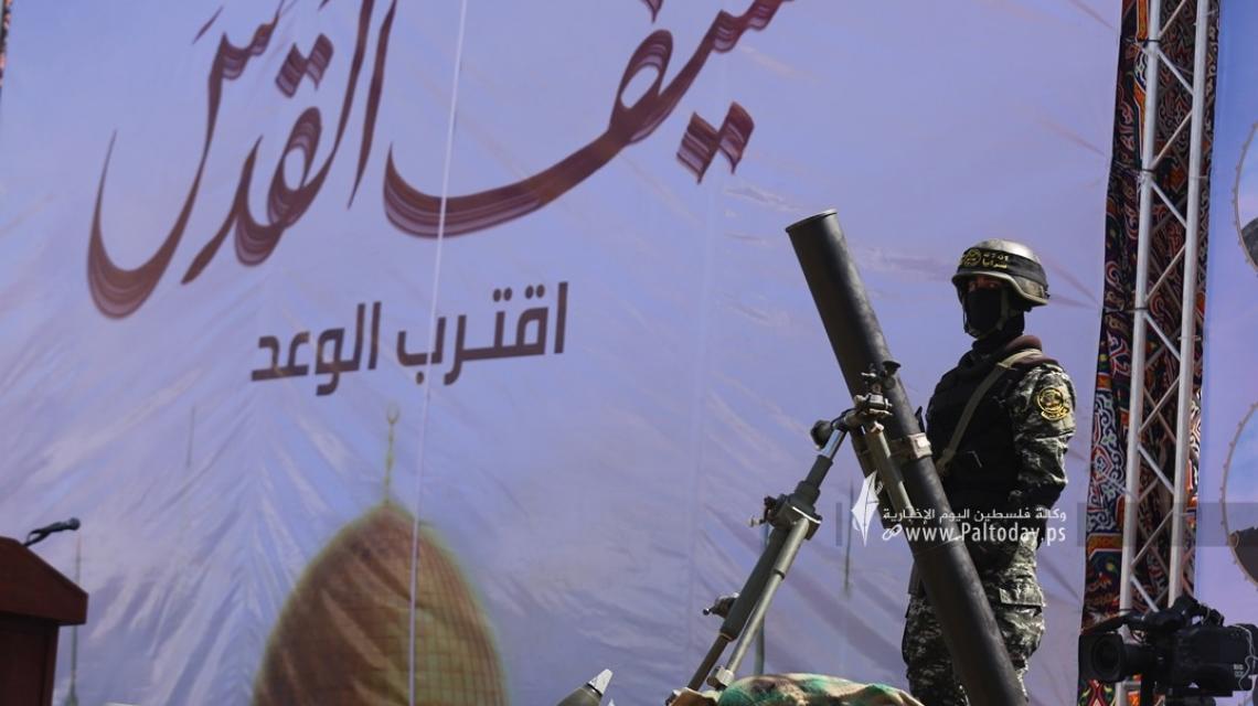 قذائف هاون وصواريخ كورينت تعرضها سرايا القدس لاول مرة في مهرجان "سيف القدس اقترب الوعد"