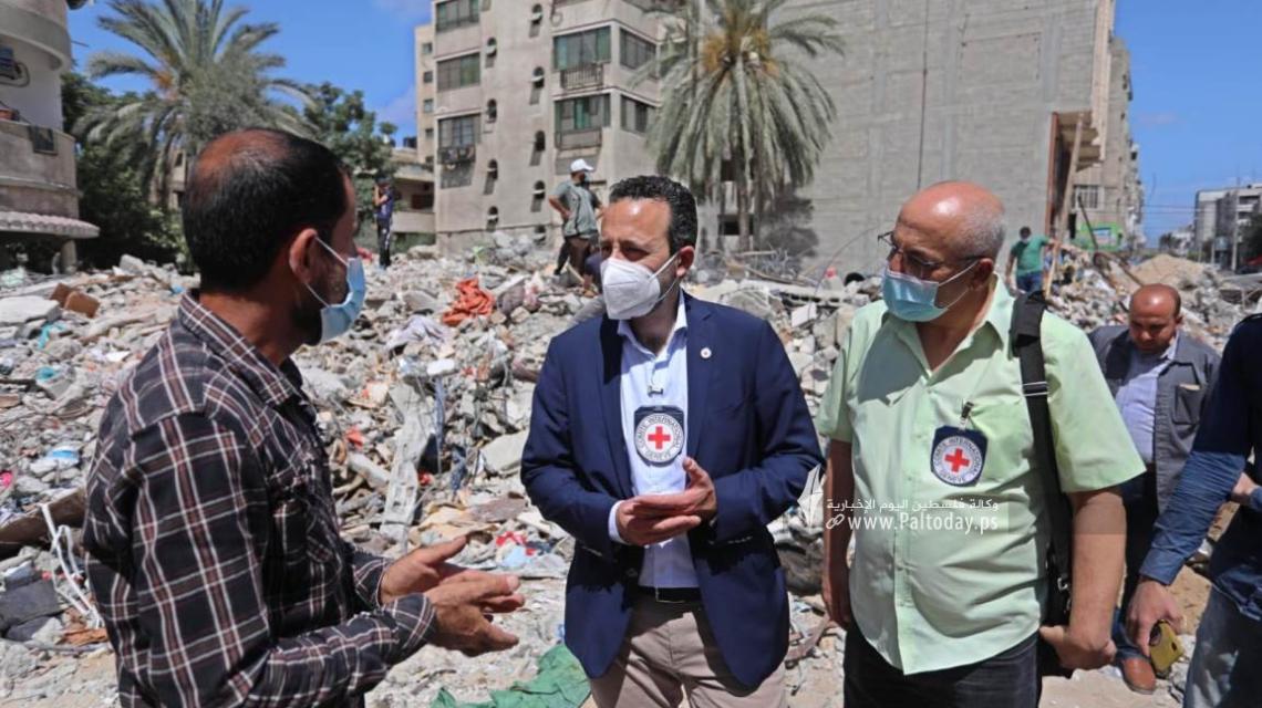 مدير عام الصليب الأحمر الدولي روبير مارديني يصل قطاع غزة ظهر اليوم الأربعاء  للإطلاع على الوضع الإنساني عقب العدوان الإسرائيلي.