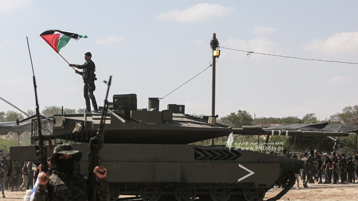 بالصور:الجهاد الإسلامي وسرايا القدس تحتفلان بتخريج مخيم سيف القدس في محافظة رفح