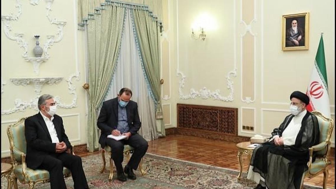 بالصور:الرئيس الايراني ابراهيم رئيسي يستقبل امين عام الجهاد الاسلامي القائد زياد النخالة في طهران