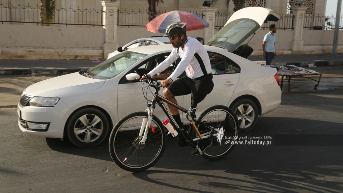 بالصور:"الصليب الأحمر" ينظم "سباق الدراجات الهوائية لأشخاص ذوي الاعاقة" بعنوان "معًا لكسر الحواجز"