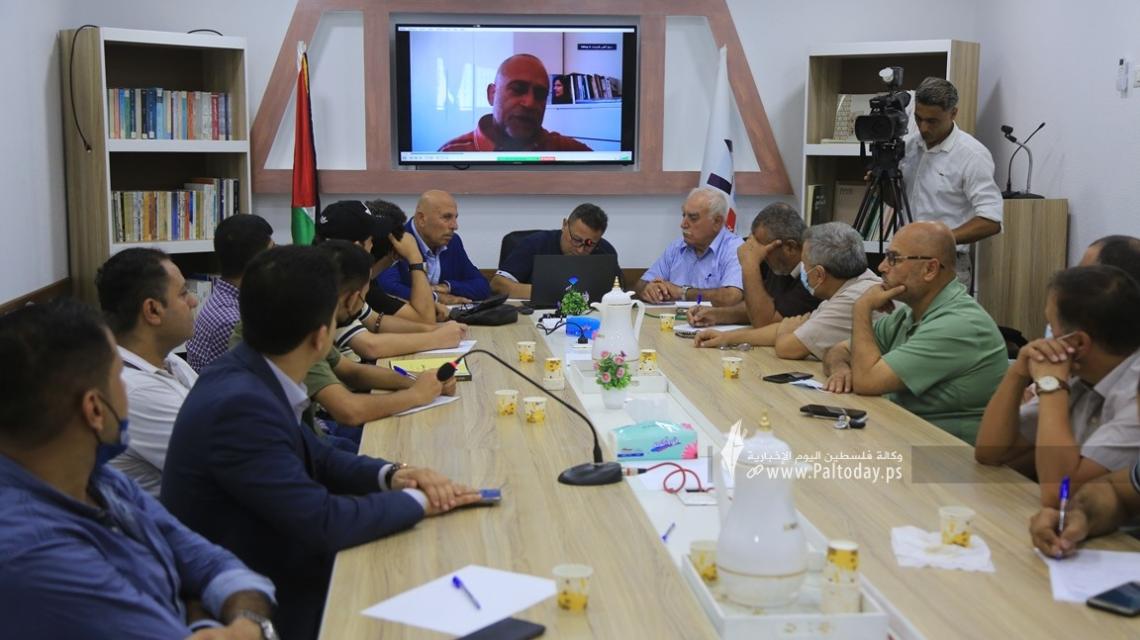بالصور:ندوة حوارية لمركز أطلس بعنوان جلبوع البطولية أسئلة ورسائل