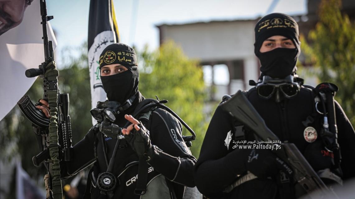 بالصور: سرايا القدس تنظم عرضاً عسكرياً في ذكرى استشهاد القائد "بهاء أبو العطا" وشهداء معركة صيحة الفجر