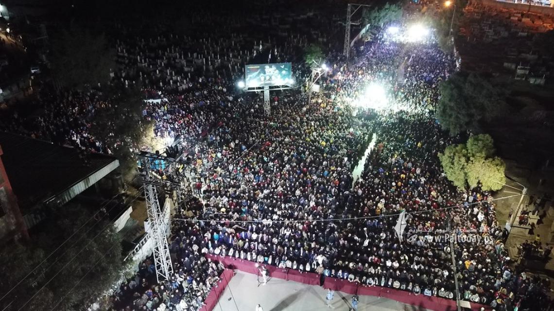بالصور:: حركة الجهاد الإسلامي وسرايا القدس تؤبن الشهيد القائد بهاء ابو العطا قائد أركان المقاومة في فلسطين