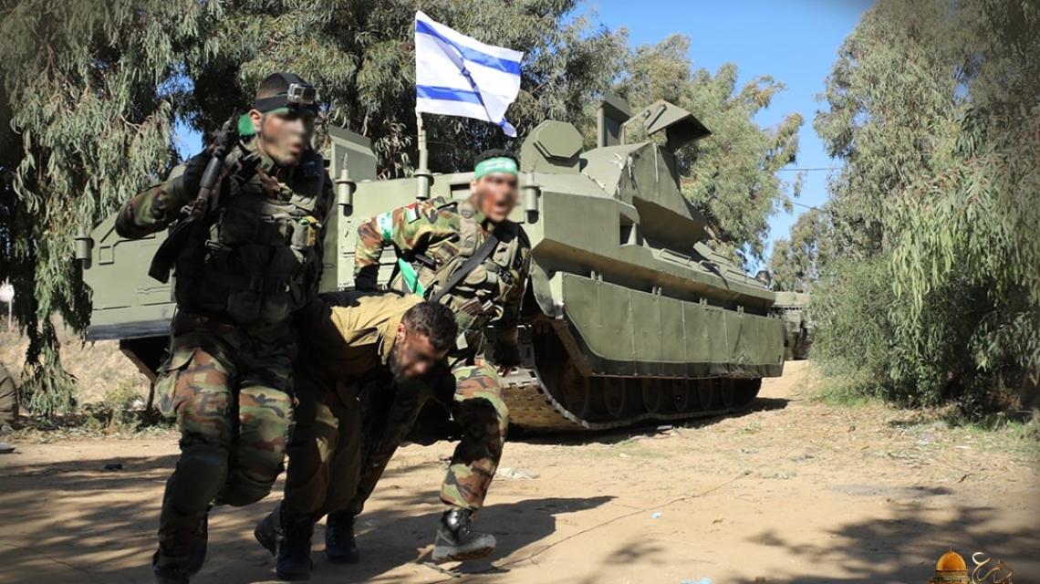 جانب من مناورات درع القدس التي تهدف لرفع الجهوزية القتالية لمجاهدي القسام