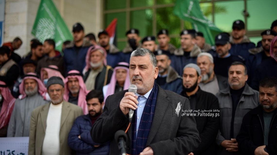 وقفة في خانيونس تنديدًا بعملية اغتيال شهداء نابلس