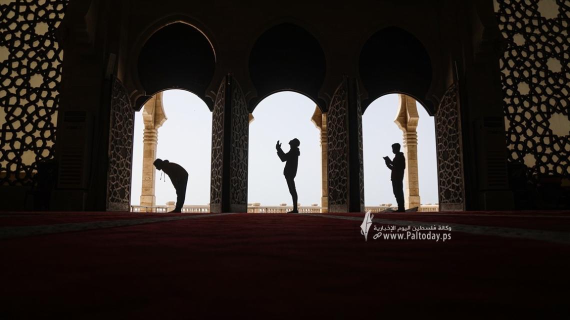 بالصور:أبرز المساجد في غزة خلال شهر رمضان