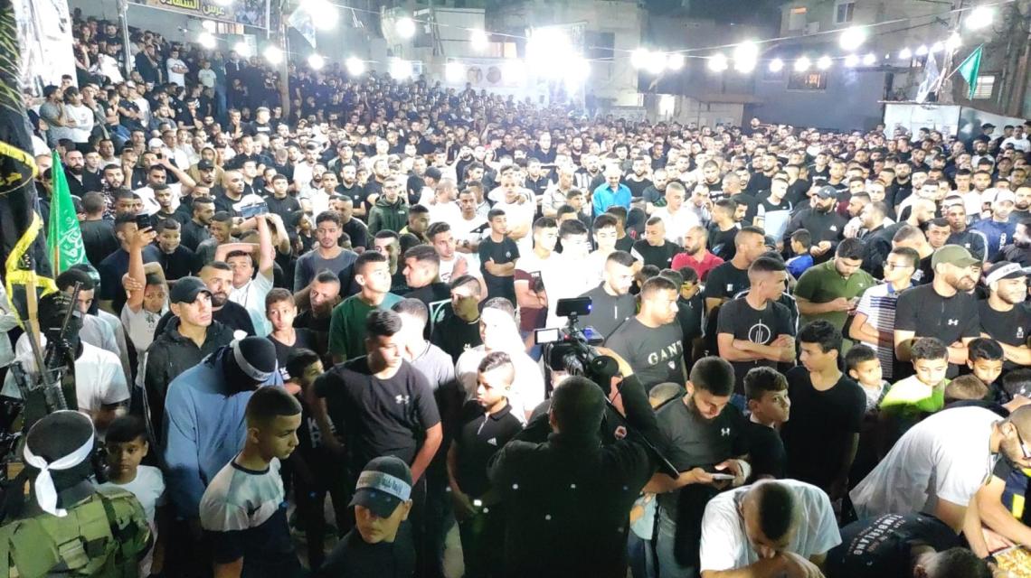 الجهاد تنظم حفلاً مهيباً لتأبين شهدائها في طولكرم