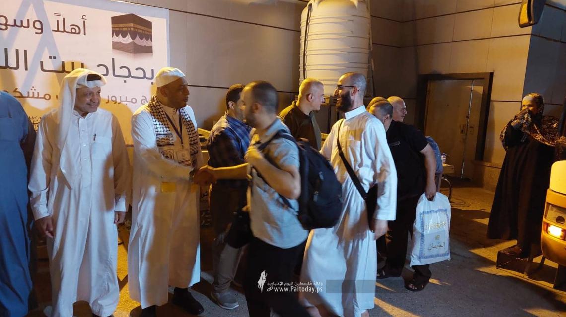 وصول الفوج الأول من حجاج قطاع غزة عبر معبر رفح البري