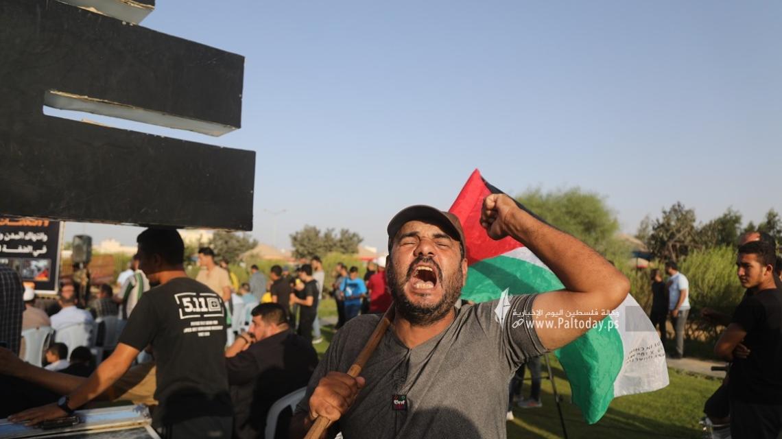 بالصور : مهرجان للفصائل بمخيم العودة ملكة شرق غزة رفضاً لاقتحامات الأقصى وانتهاك المدن والمخيمات في الضفة